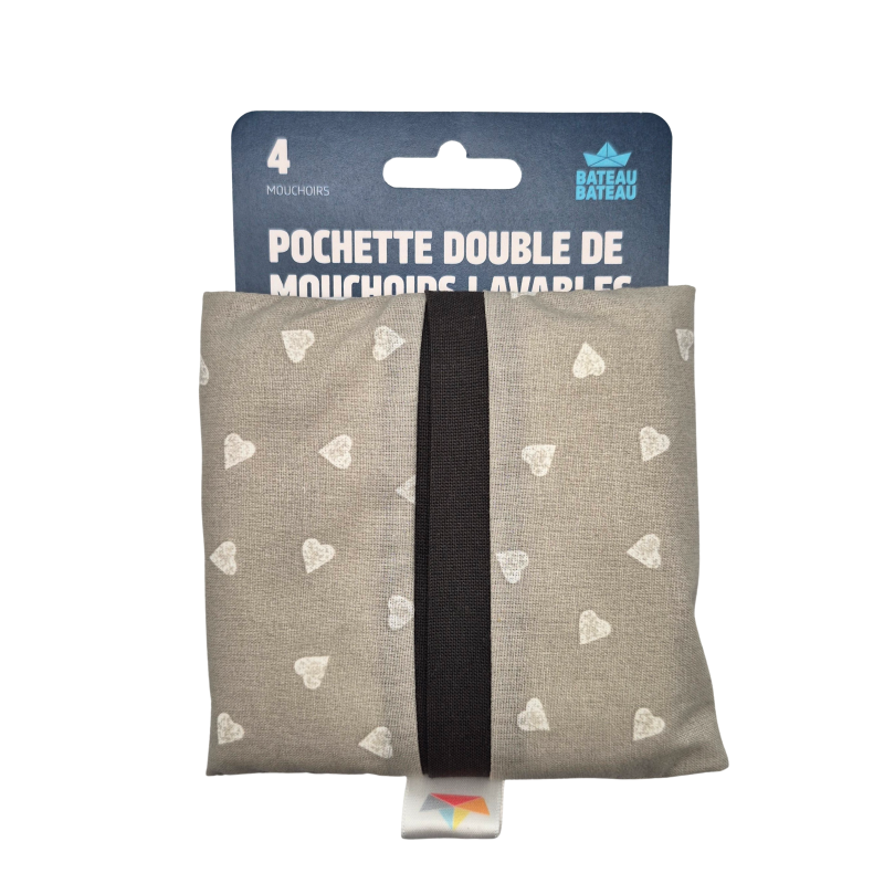 Mouchoir lavable - Pochette de transport