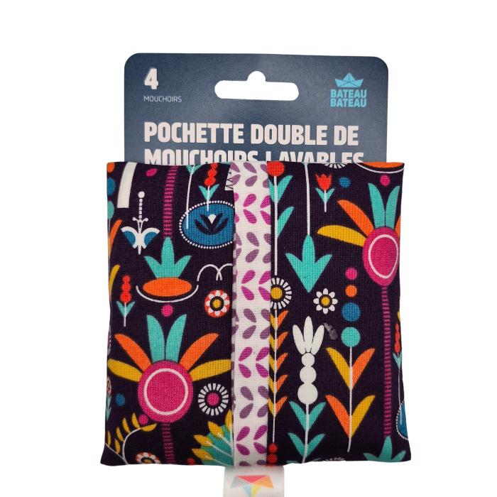 Mouchoir lavable - Pochette de transport