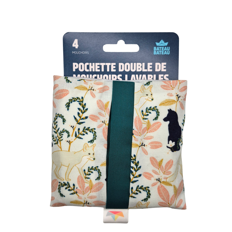 Mouchoir lavable - Pochette de transport