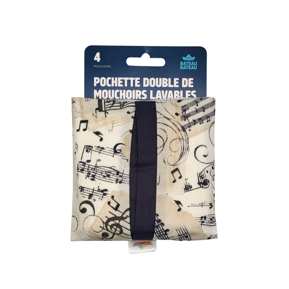 Mouchoir lavable - Pochette de transport