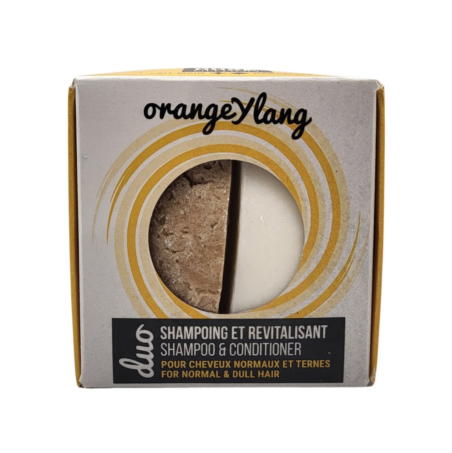 Duo Shampoing-revitalisant en barre - cheveux ternes et secs