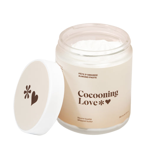 Beurre fouetté corporel à l'amande