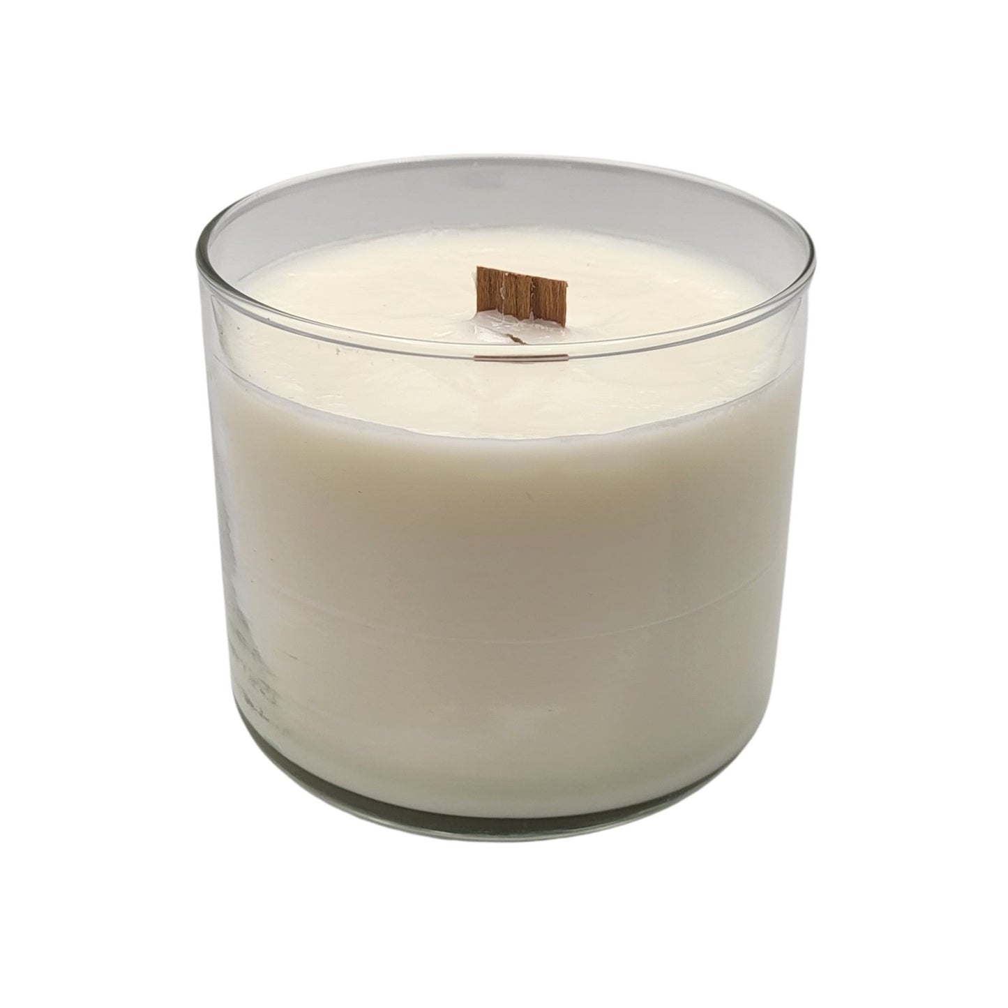 Chandelle coton frais - mèche en bois