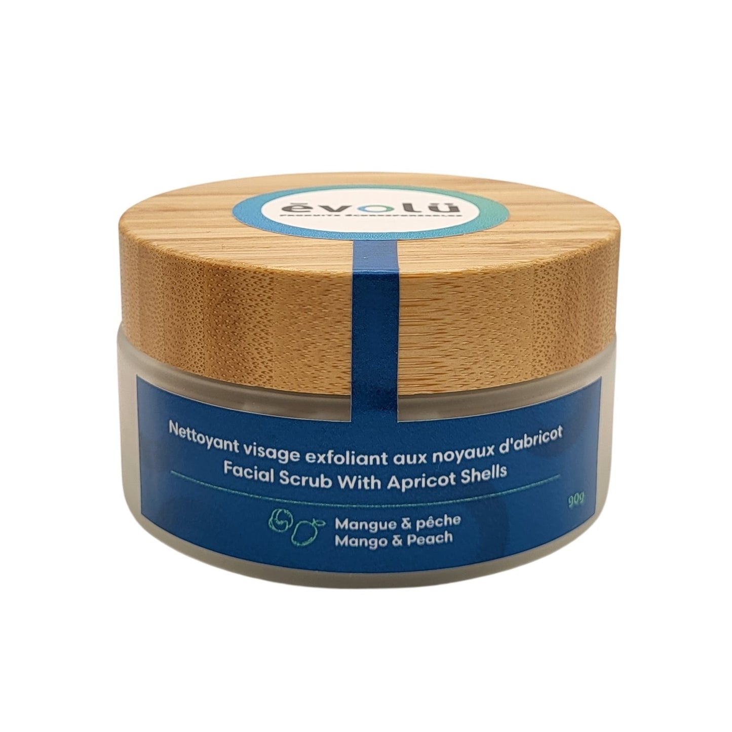 Nettoyant facial exfoliant aux noyaux d'abricot