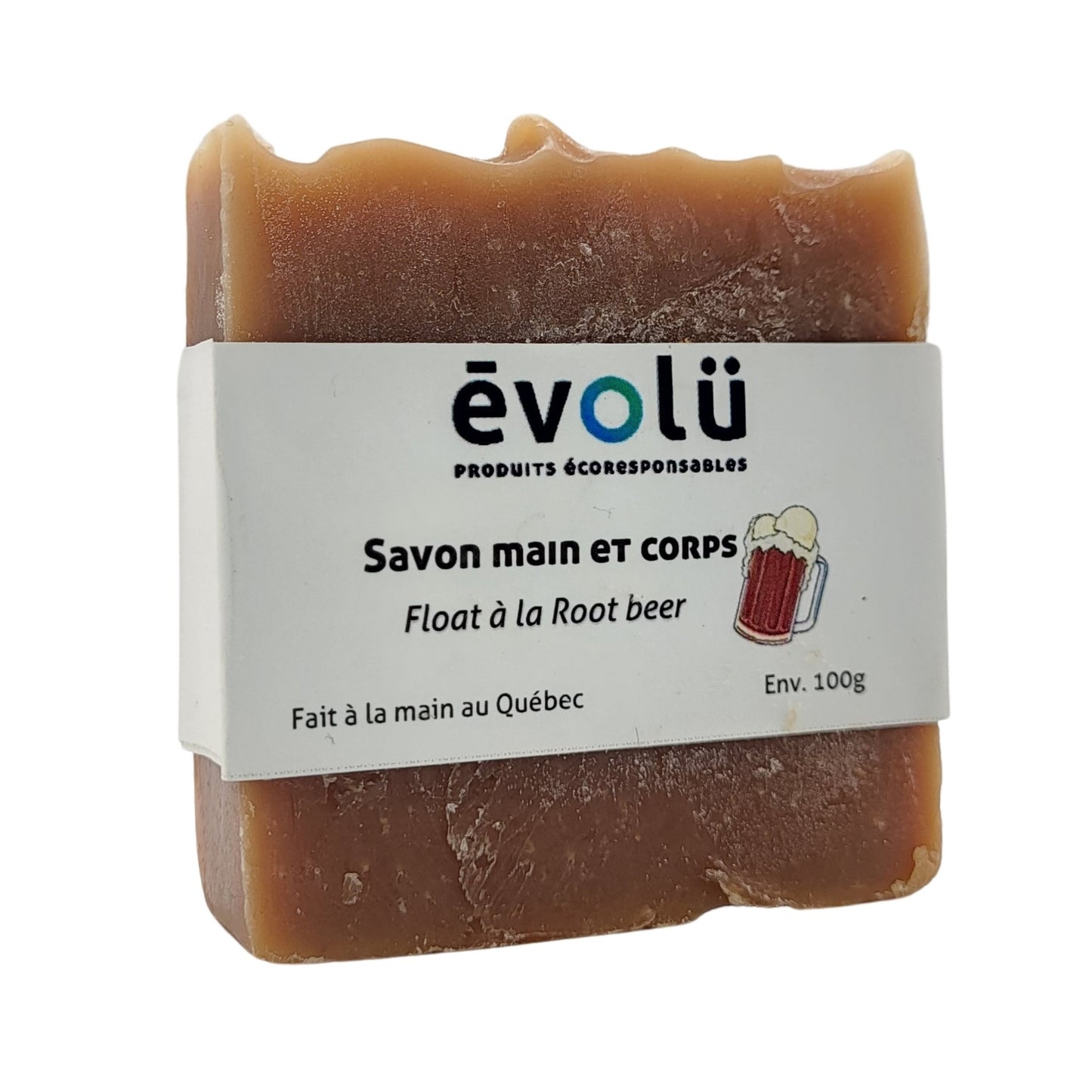 Savon float à la rootbeer