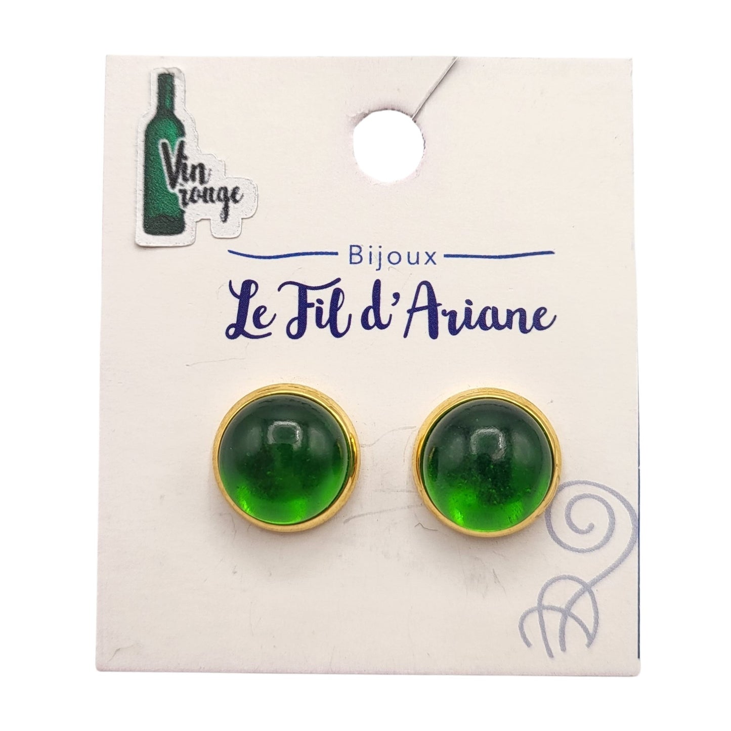 Boucles d'oreilles Cabochon