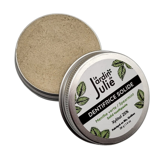 Dentifrice solide menthe verte