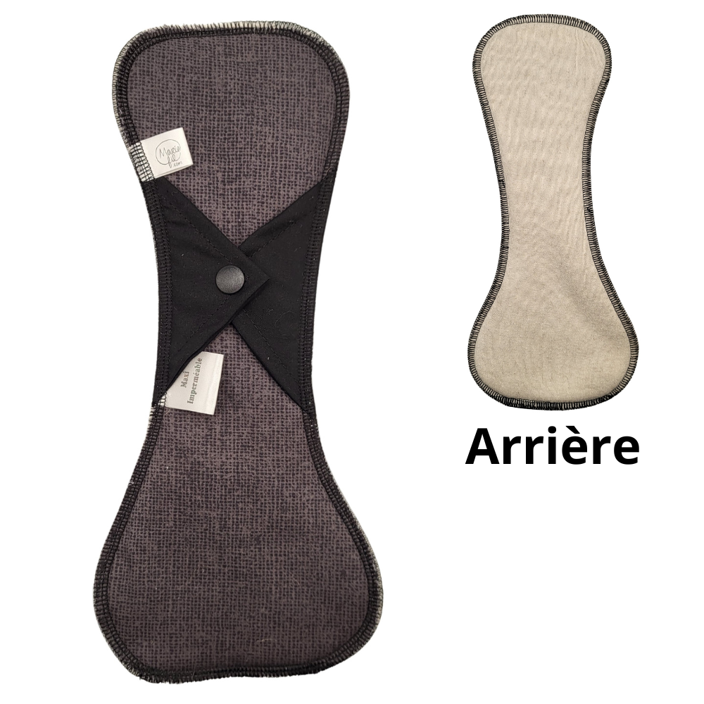 Serviette hygiénique lavable - Maxi (nuit)