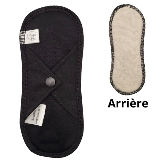 Serviette hygiénique lavable - régulière courte