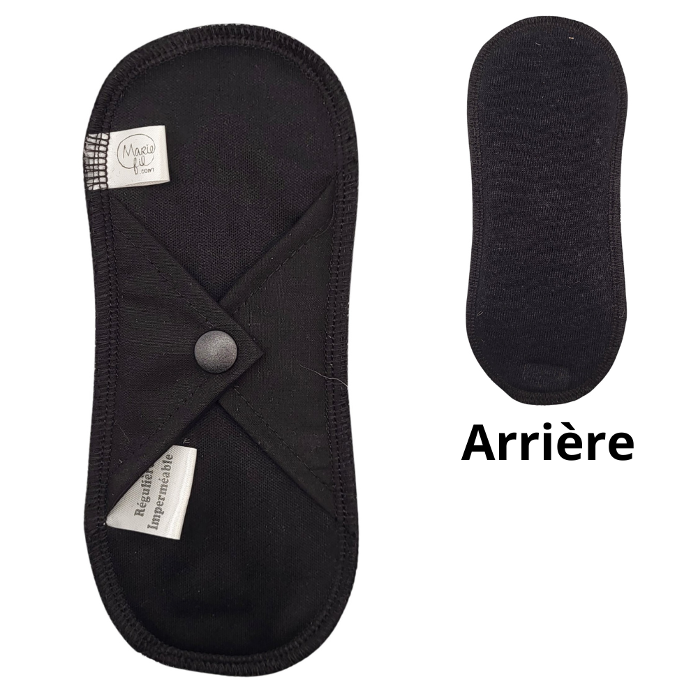 Serviette hygiénique lavable - régulière courte