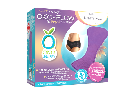 Insert pour culotte menstruelle - Boite de 2