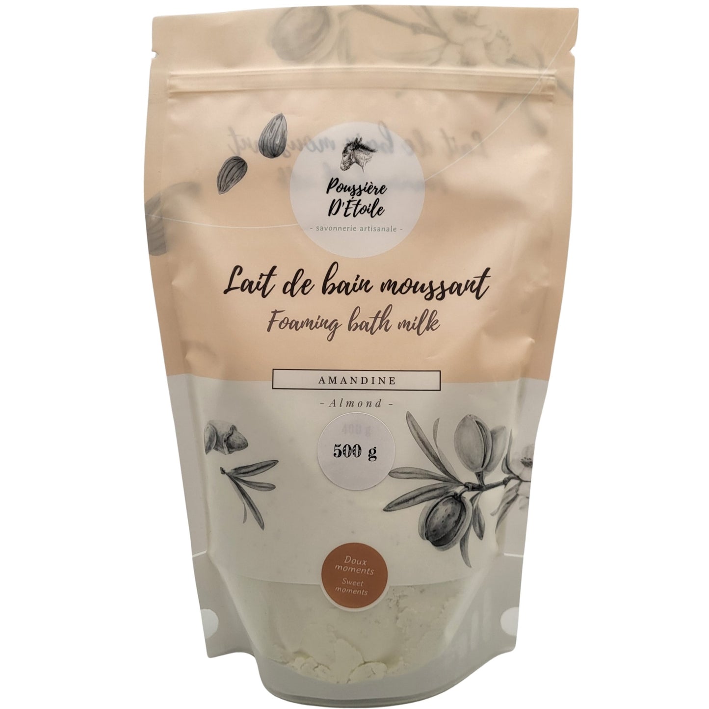 Lait de bain moussant - amandine