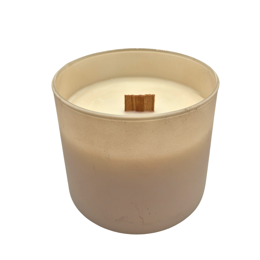 Chandelle Poires d'automne - mèche en bois