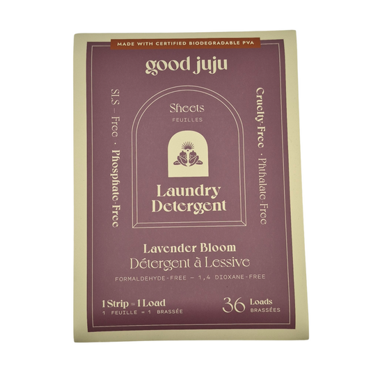 Lessive en feuille - fait au Canada