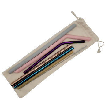 Sac de transport pour pailles ou ustensiles