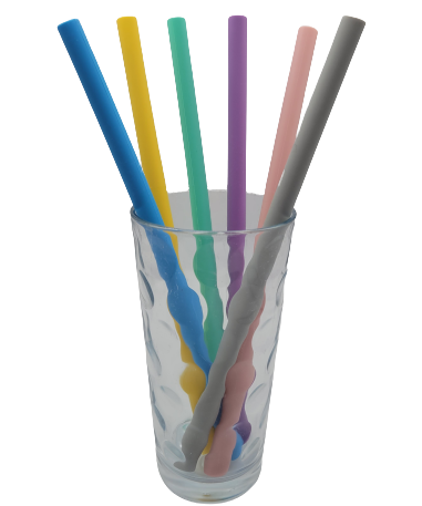 Paille en silicone pour smoothie