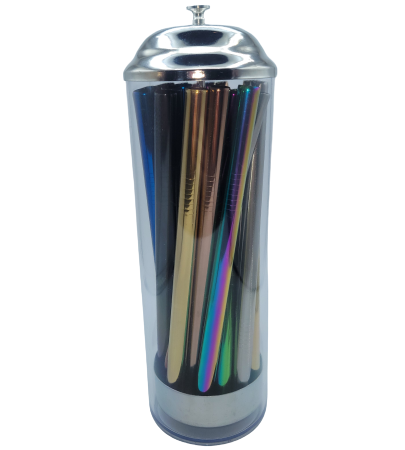 Paille en acier inoxydable pour smoothie