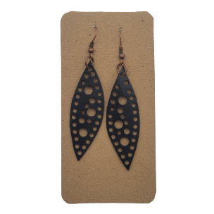 Boucles d'oreilles de chambre à air de vélo