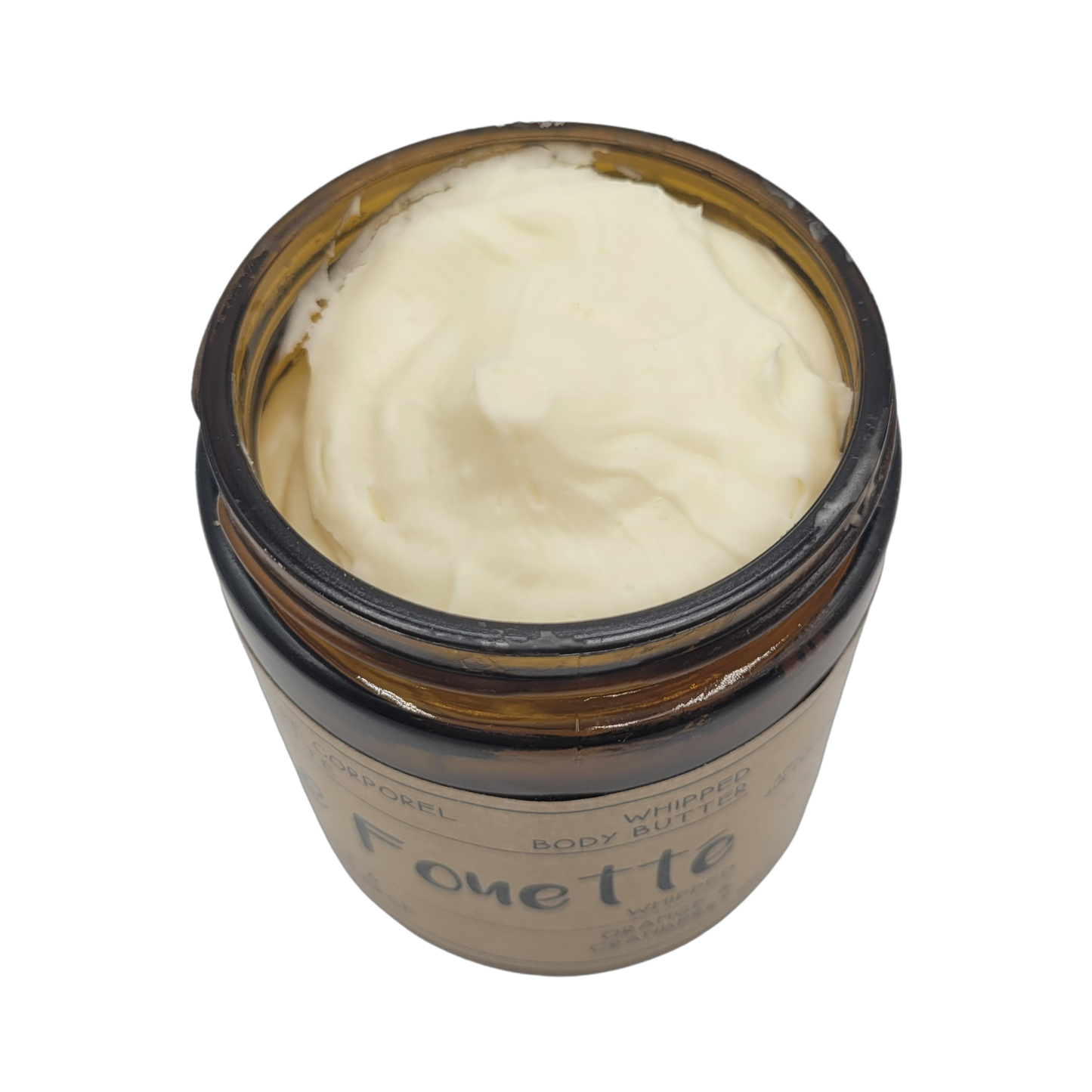 Beurre fouetté corporel orange et canneberge