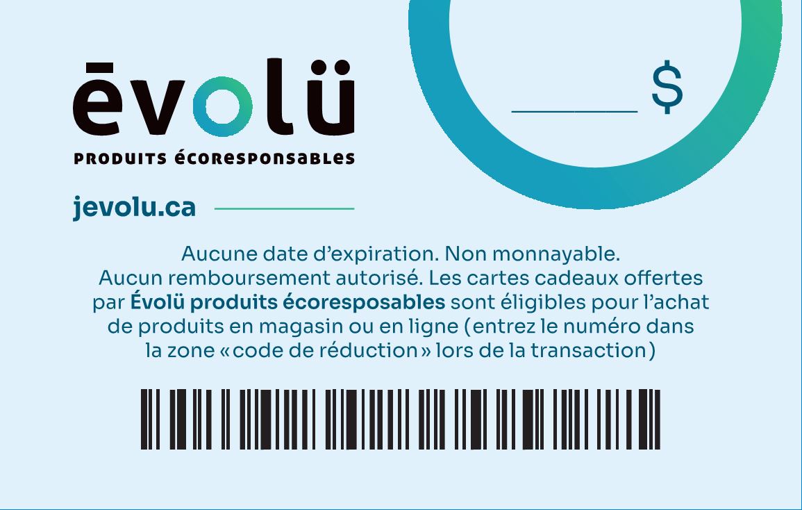 Carte cadeau Évolü