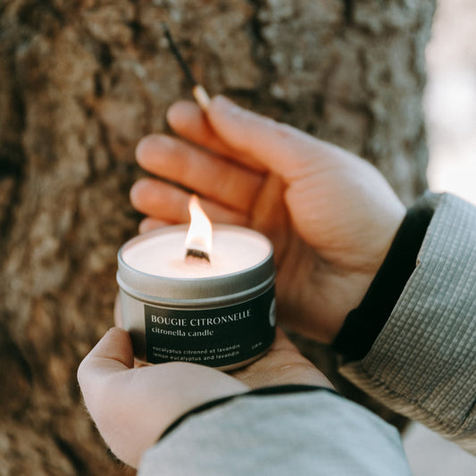 Bougie à la citronnelle
