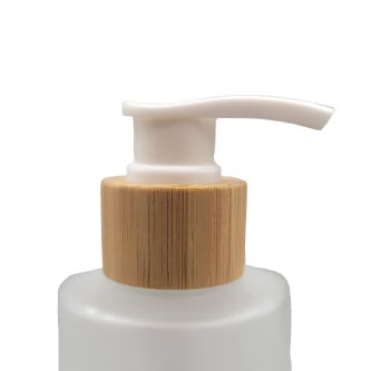 Bouteille en verre givrée