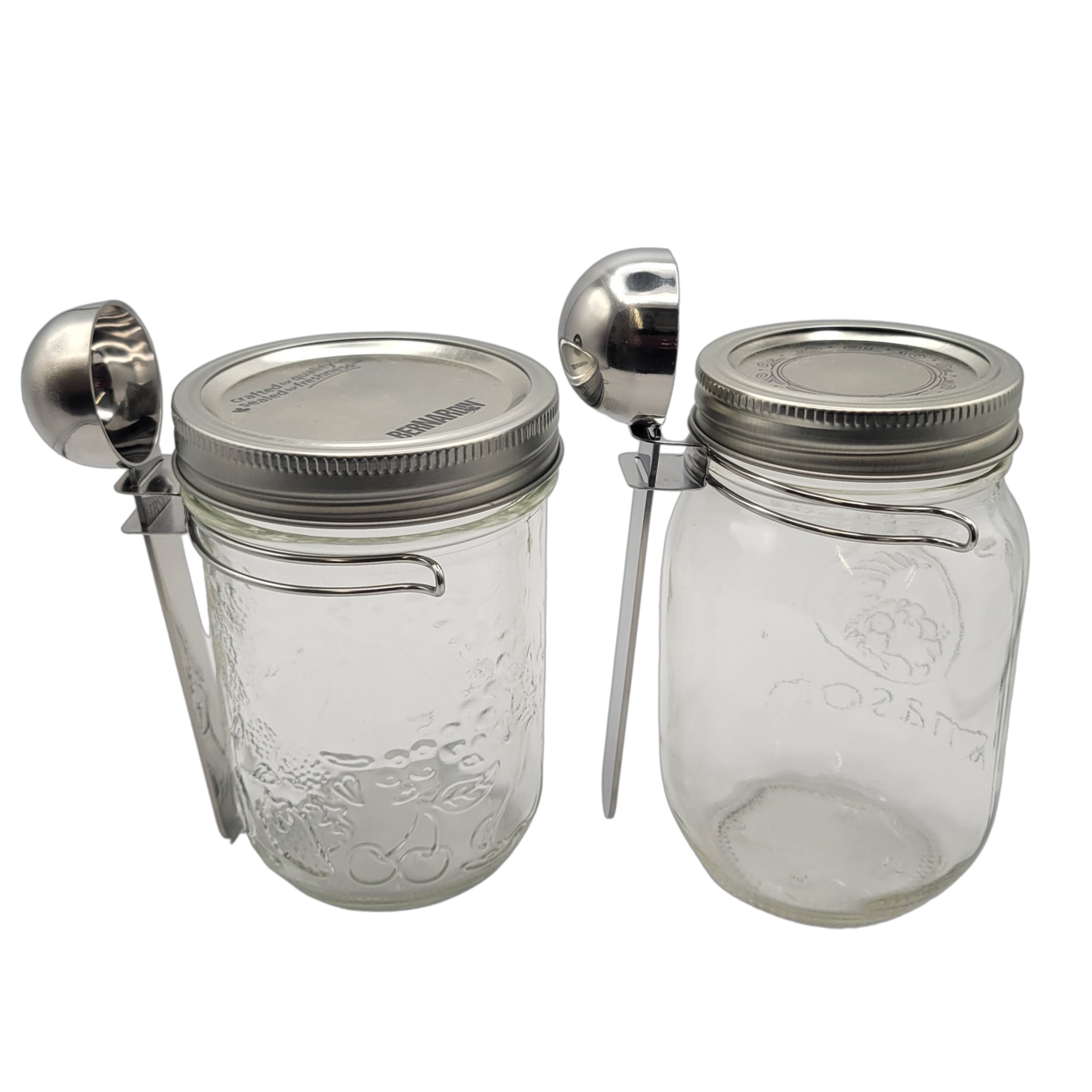 Cuillère avec pince - Pot masson régulier