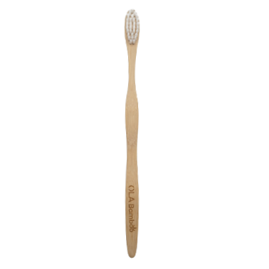 Brosse à dents en bambou pour adulte - Ultra-souple