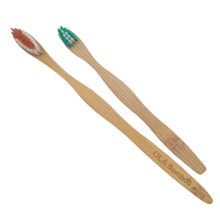 Brosse à dents en bambou pour chien et chat