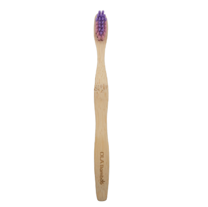 Brosse à dents en bambou pour enfant