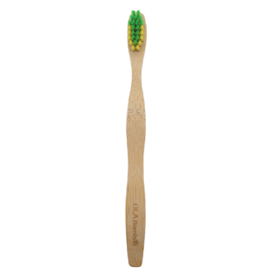 Brosse à dents en bambou pour enfant