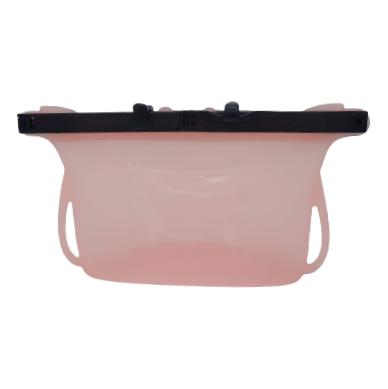 Sac en silicone avec barre rigide et clip
