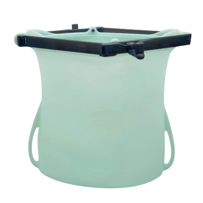 Sac en silicone avec barre rigide et clip