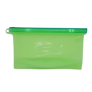 Sac en silicone avec barre de fermeture