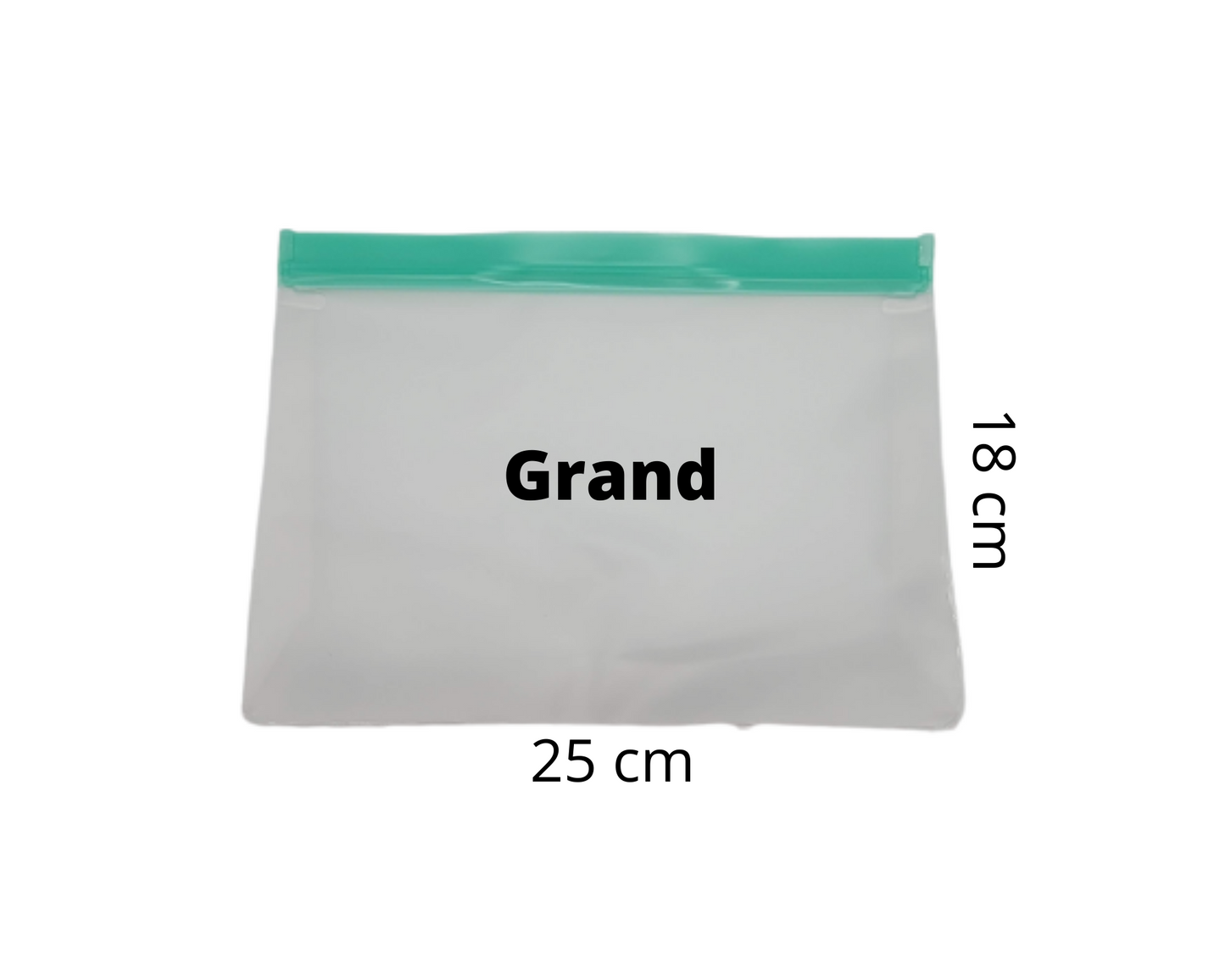 Sac en silicone mince au fond large
