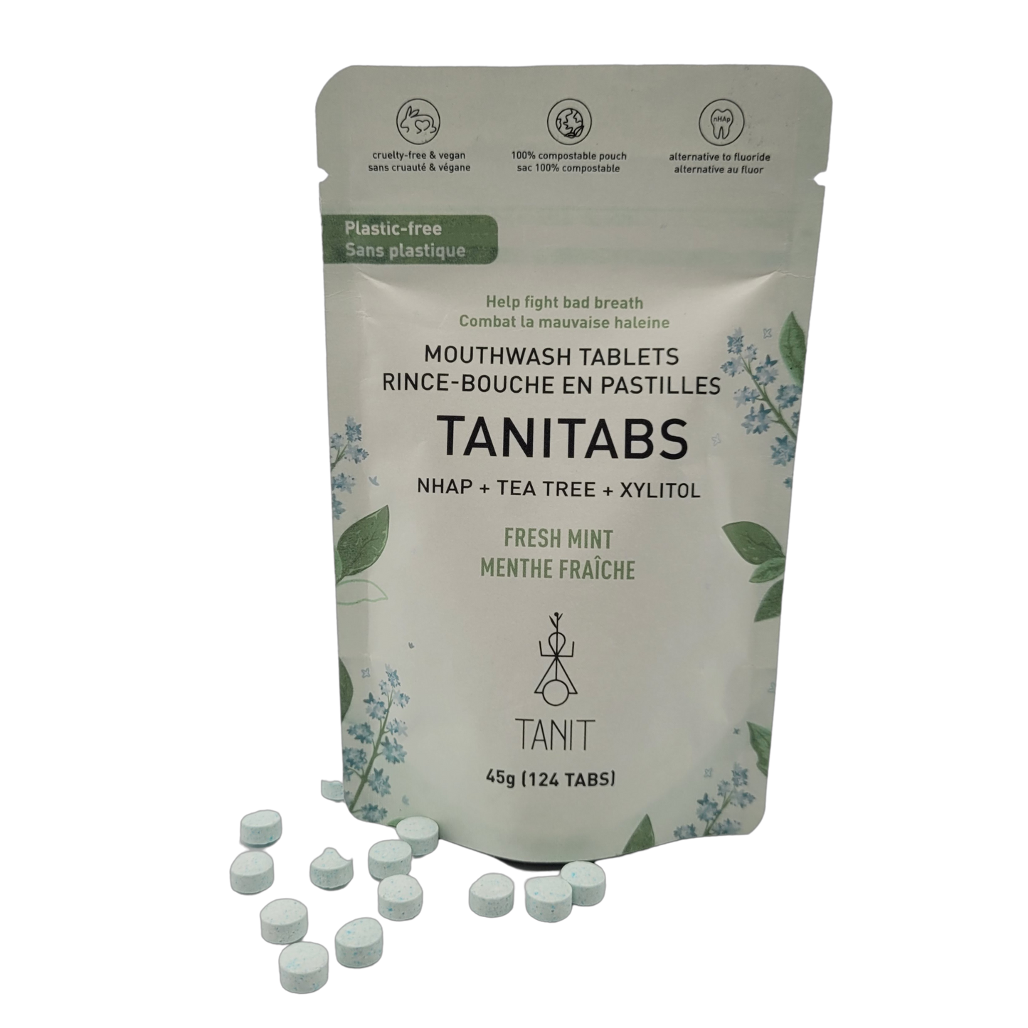 Rince-bouche en pastille - Menthe