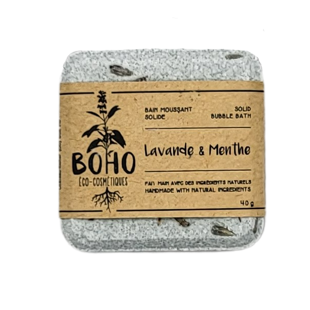 Barre à bain moussant solide