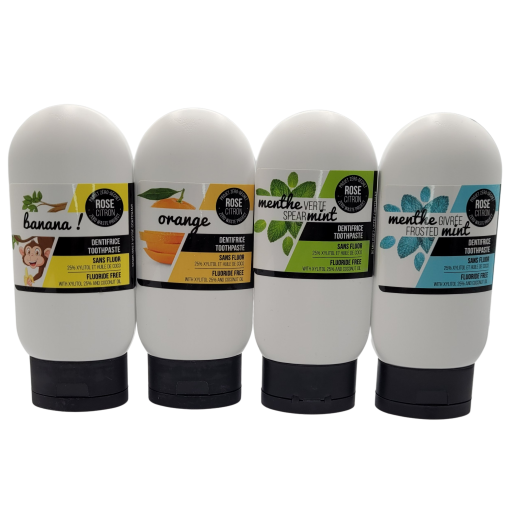 Dentifrice sans fluor