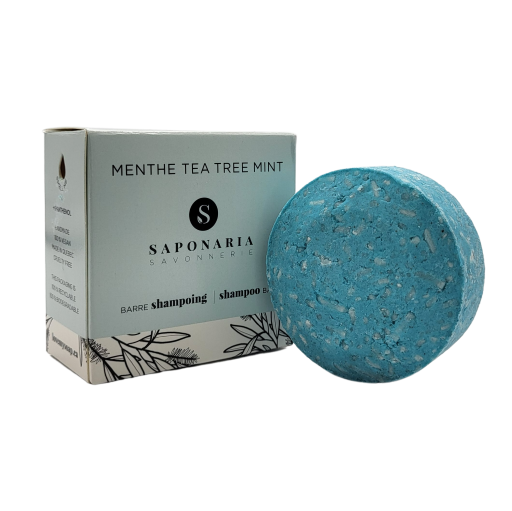 Shampoing en barre - Menthe/tea tree - cuir chevelu sensible