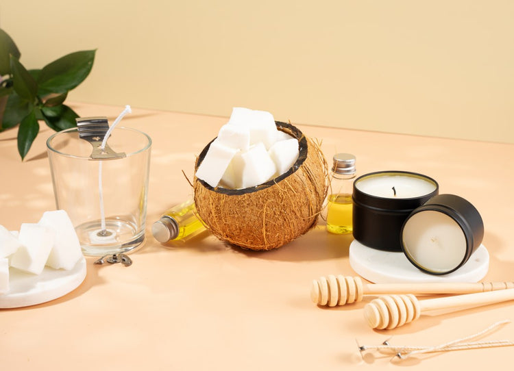 Chandelles cire de coco