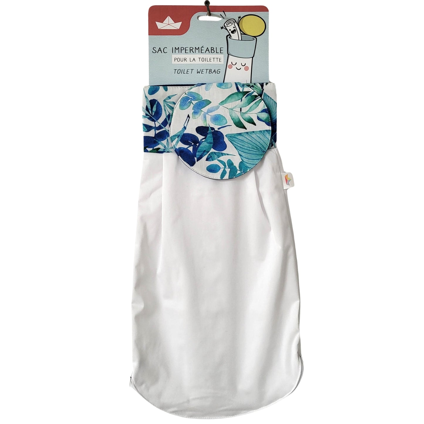 Sac imperméable pour papier hygiénique lavable