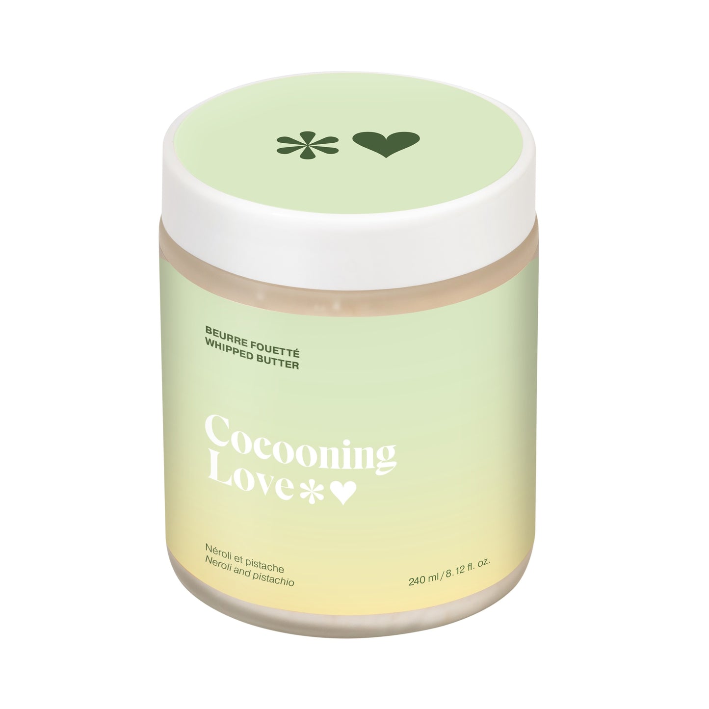 Beurre fouetté corporel Neroli et pistache