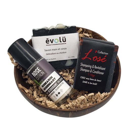 Mini panier - Soins écolos pour lui Version 2