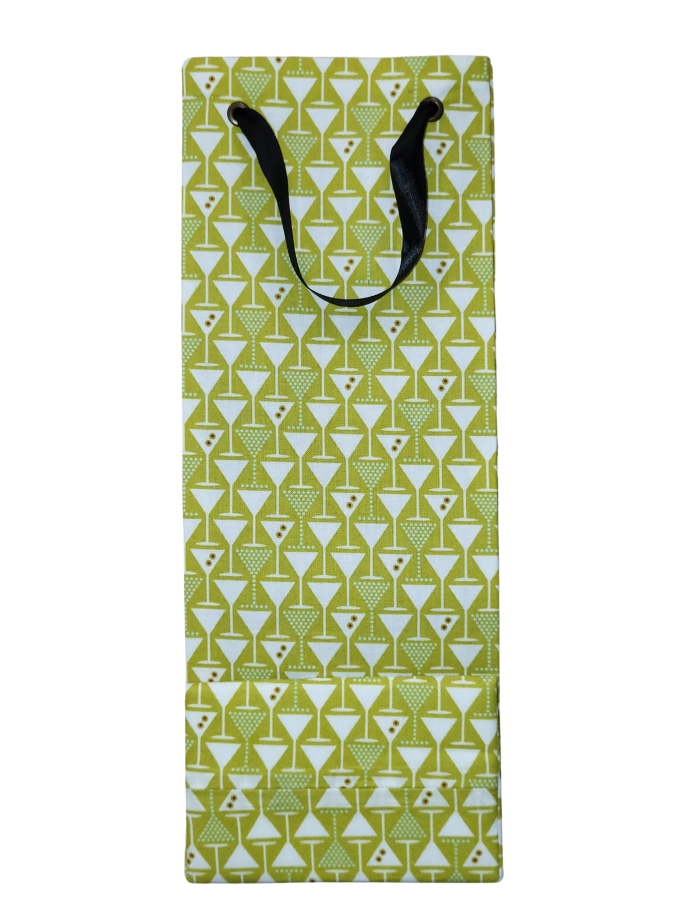 Sac cadeau en tissu pour bouteille