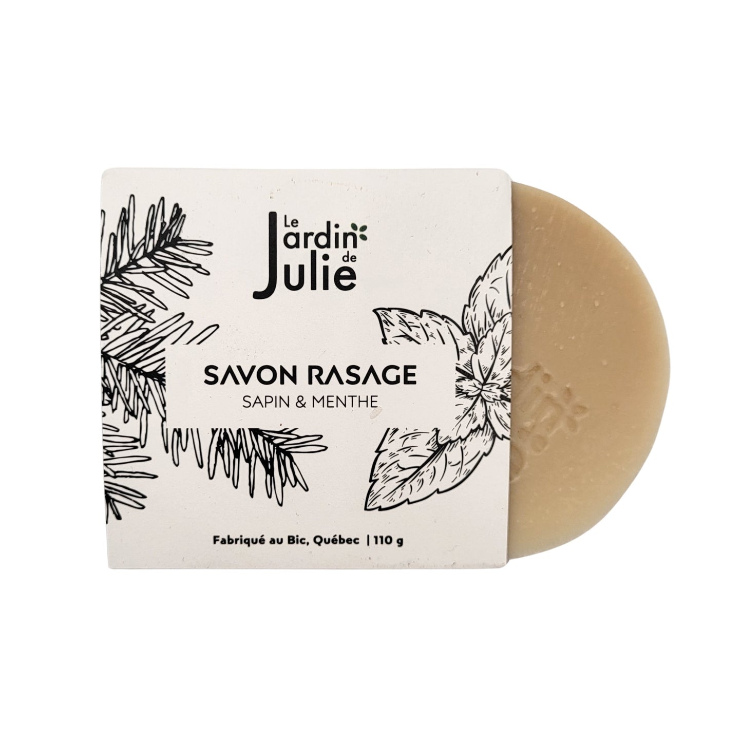 Savon à rasage Sapin et menthe (barbe, corps et visage)