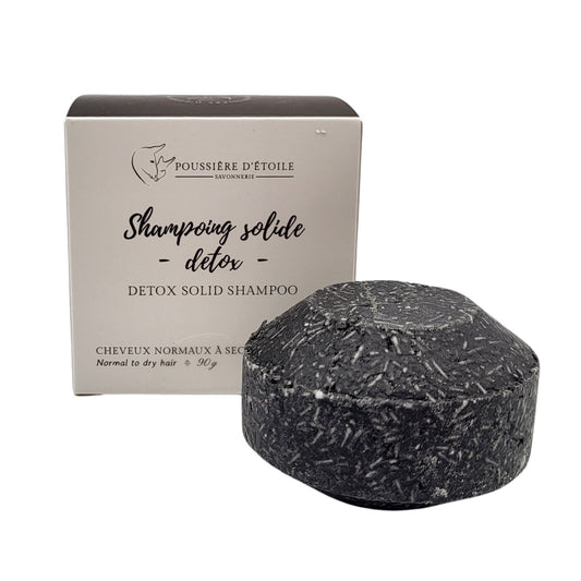 Shampoing en barre végane détox au charbon de bambou