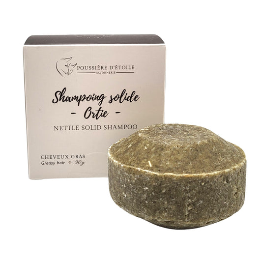 Shampoing en barre végane à l'ortie