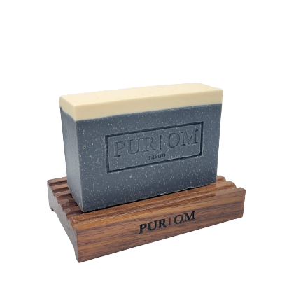 Porte savon ou Shampooing Pur OM en noyer