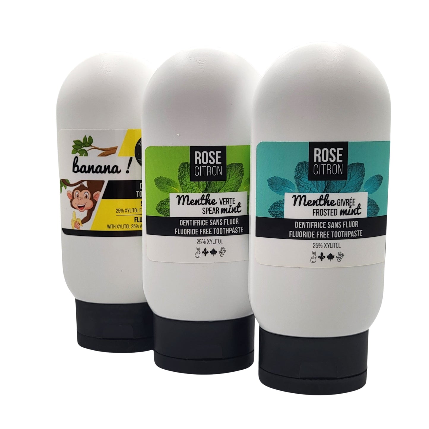 Dentifrice sans fluor