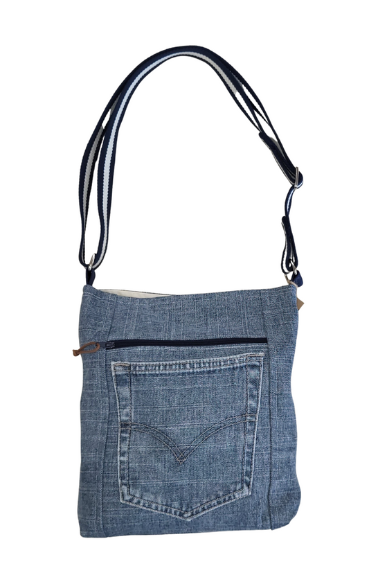 Sacoche en jeans revalorisé